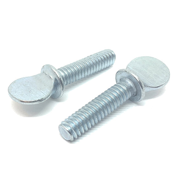 1/4-20x1-1/2" Spade Shoulder Type Thumb Screws Zinc