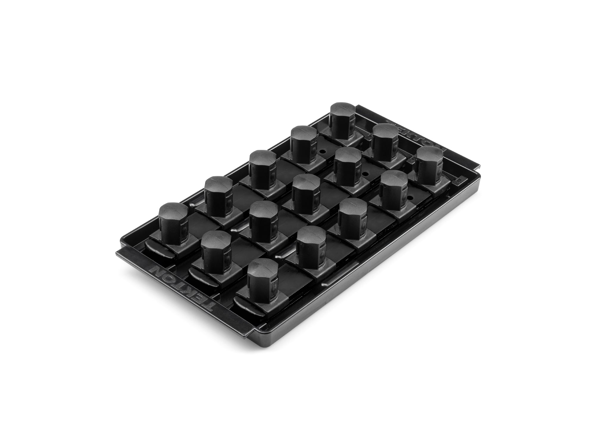 3/4 Inch Drive 3-Rail Socket Organizer Set, Black (15-Tool)
