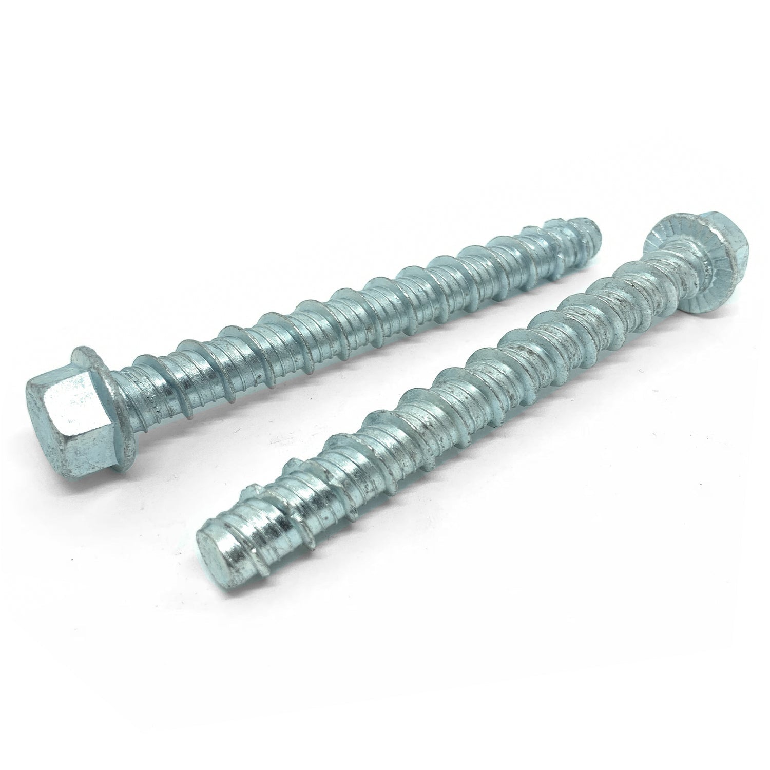 3/4x6" Tapking Heavy Duty Hex Washer Concrete Screws Zinc