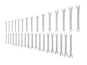 Combination Wrench Set, 34-Piece (1/4 -1 in., 6 -24 mm)