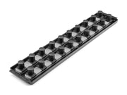 3/4 Inch Drive 2-Rail Socket Organizer Set, Gray (20-Tool)