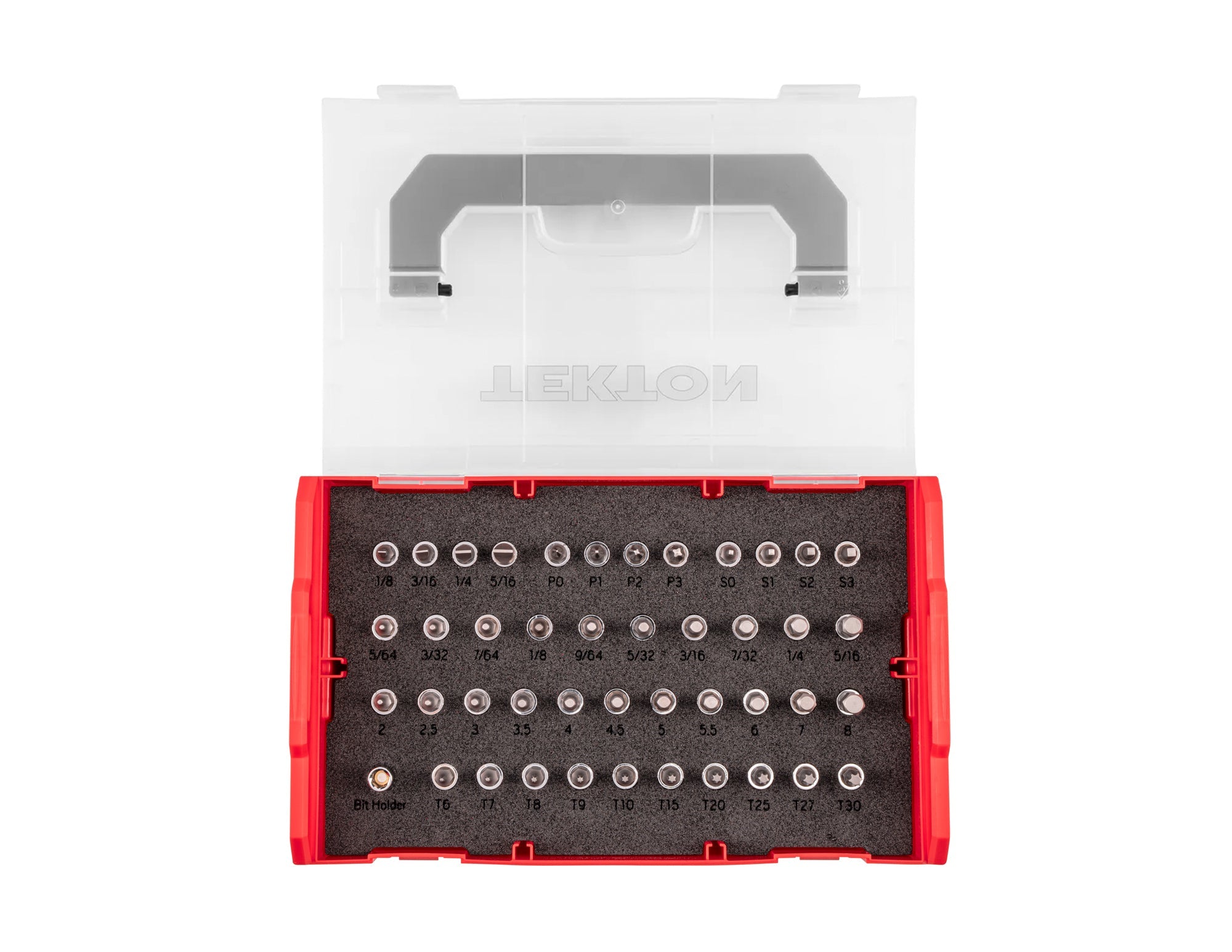 1/4 Inch Drive Bit Socket Set with Mini Stacking Tool Box (44-Piece)