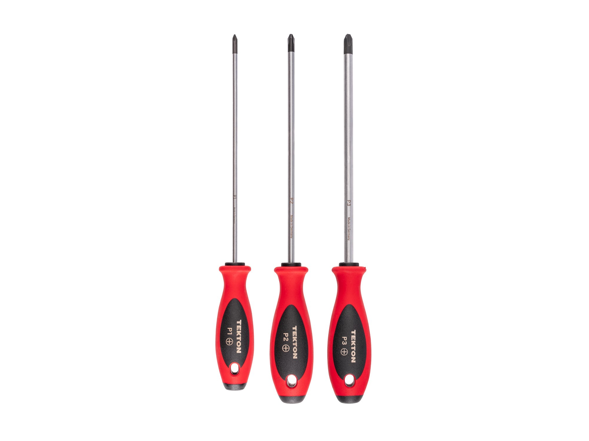 Phillips Screwdriver Set - 8 Inch Shanks, 3-Piece (#1-#3)