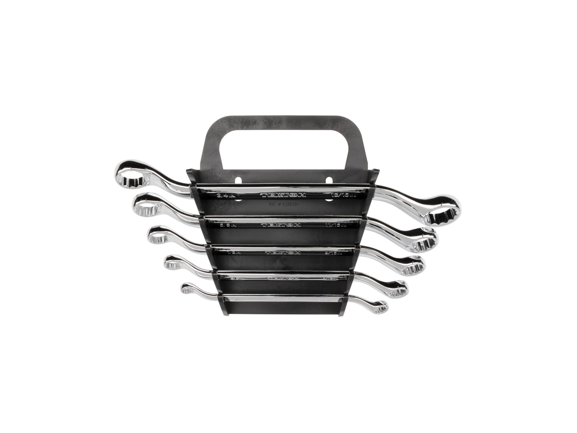45-Degree Offset Box End Wrench Set with Holder, 5-Piece (1/4 - 13/16 in.)