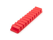 10-Tool Modular Driver Organizer Set (Red)