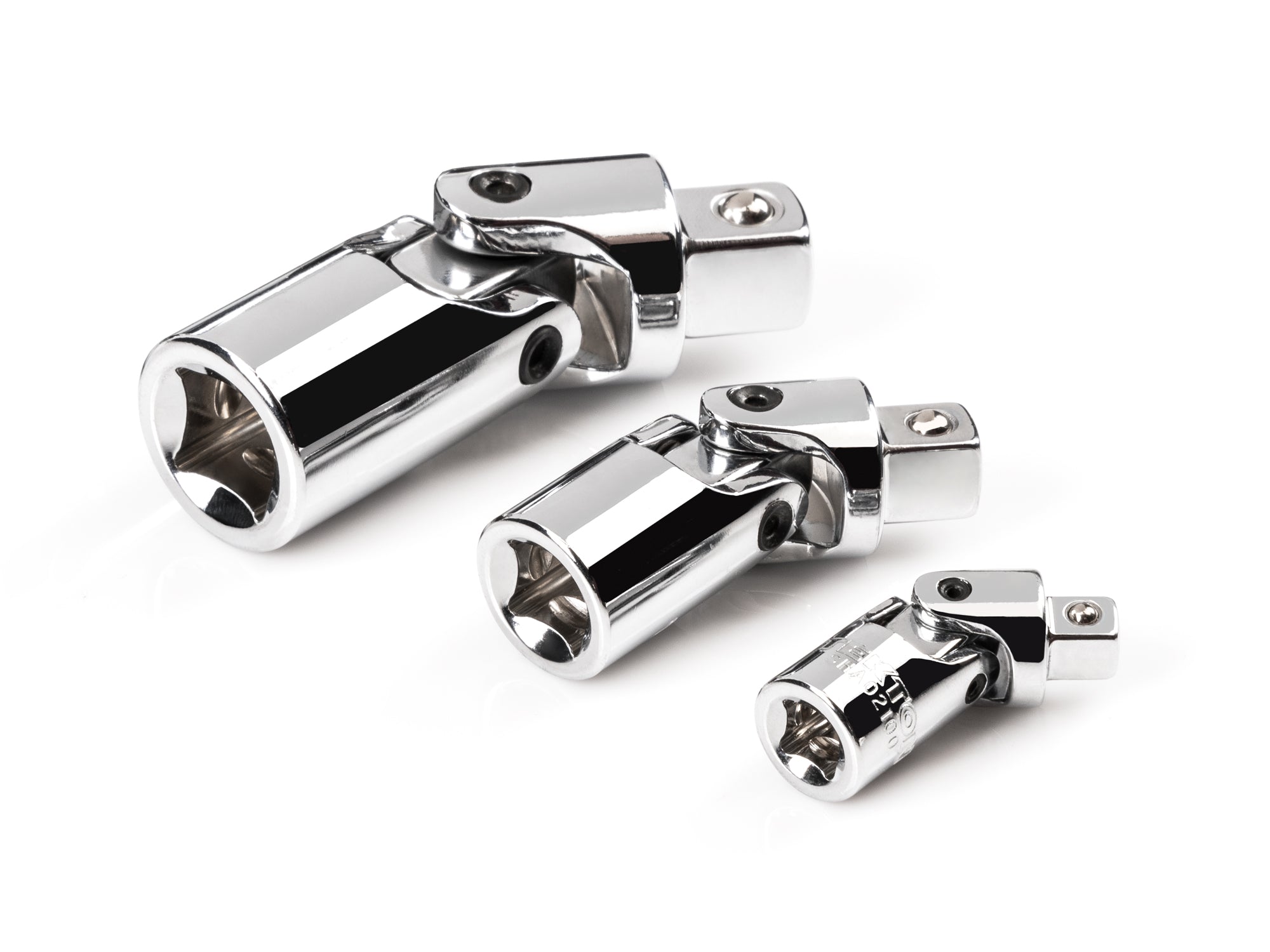 1/4, 3/8, 1/2 Inch Drive Universal Joint Set (3-Piece)