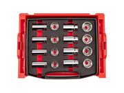 1/2 Inch Drive Shallow and Deep 6-Point Socket Set with Open Top Drawer and Rack, 16-Piece (1-1/16 - 1-1/2 in.)