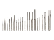 Punch and Chisel Set, 20-Piece (Center, Solid, Pin, Chisel)